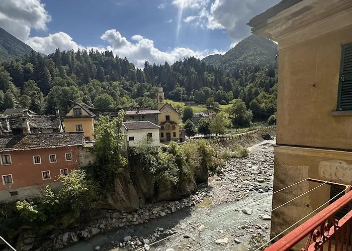 Casa Panoramica Sul Fiume Anza E Sul Monte Rosa Bannio